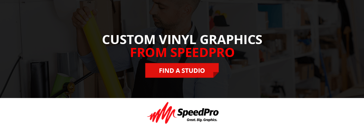 Find a SpeedPro studio for custom vinyl graphics.