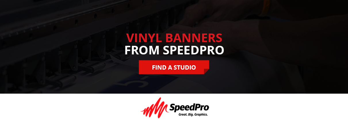 Find a SpeedPro studio for vinyl banners