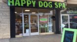 Happy Dog Spa outdoor banner