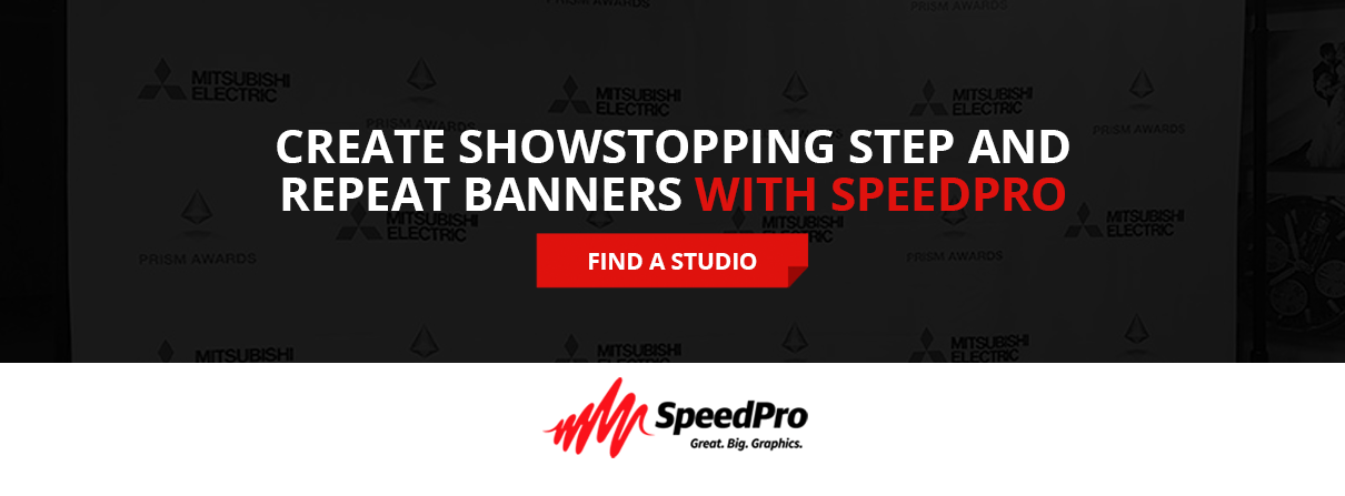 Create Showstopping Step and Repeat Banners with SpeedPro.