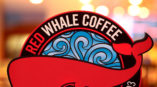 Red Whatl Coffee window graphic