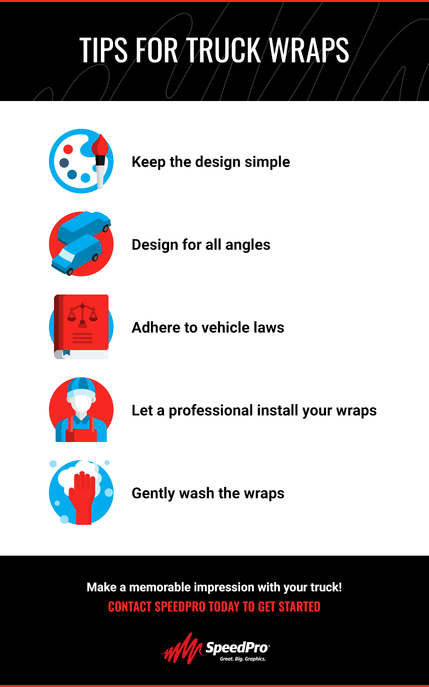 Tips for Truck Wraps [infographic]