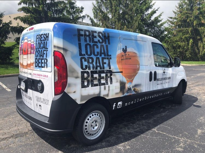 Fresh Local Craft Beer vehicle wrap