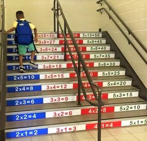 SpeedPro School Stairs Graphics